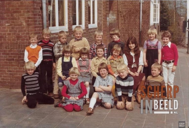 Klassenfoto Protestantse school