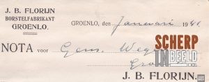 Briefhoofden: J. B. Florijn