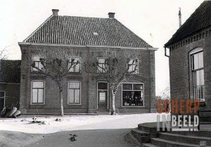 Ziekenhuisstraat in de sneeuw
