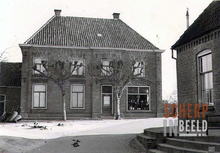Ziekenhuisstraat in de sneeuw