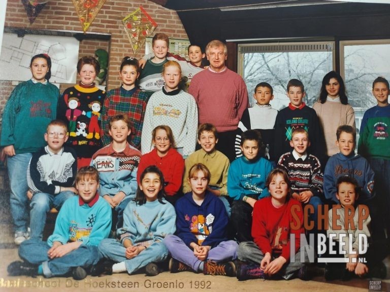 Klassenfoto’s De Hoeksteen: Klassenfoto 1992.