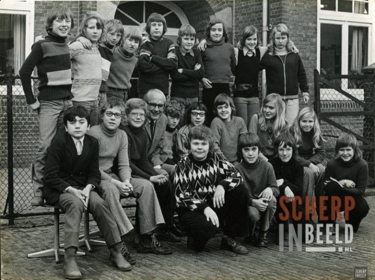 Klassenfoto Protestantse school