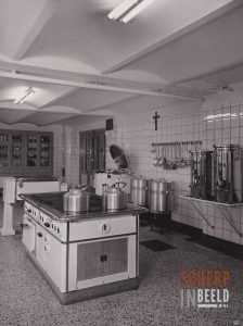 St.Vincentius-Ziekenhuis: De keuken.