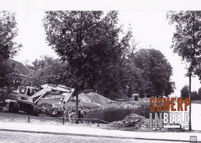 Werkzaamheden aan de gracht