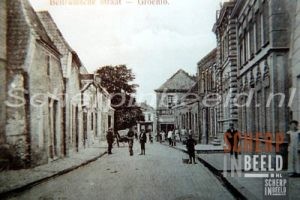 Beltrumsestraat: Rechts op de achtergrond Hotel De Zwaan.